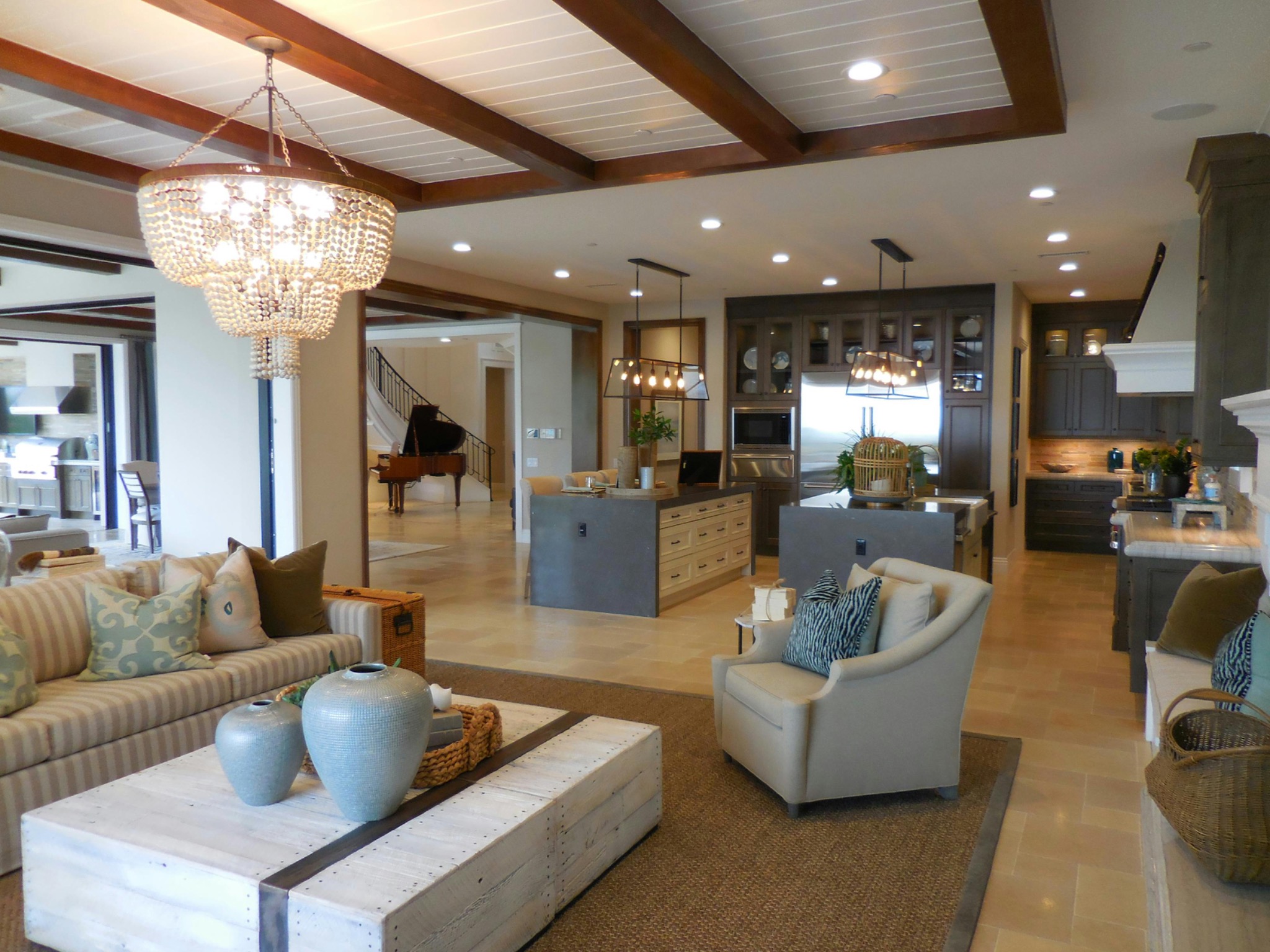 Large estate home interior